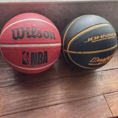 Wilson NBAバスケットボールとJOHNSONバスケットボールセット５号