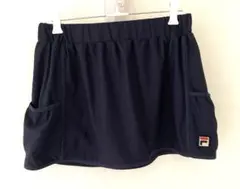 FILA ネイビー ★テニス★スコート★メッシュ★Lサイズ