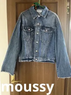 MOUSSY オーバーサイズ デニムジャケット
