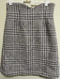 プロポーションボディドレッシング　ラメツイードミニスカート