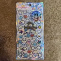 正規品　ぷくぷく あわわちゃん 光る ストーンつき ジュエルプチドロップ シール
