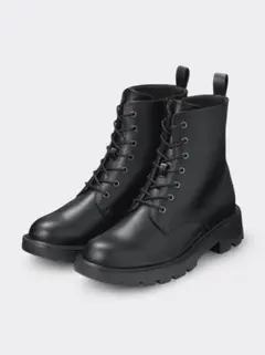 GU ライトボリュームソールレースアップブーツ 黒/XS