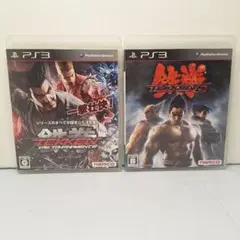 PS3 鉄拳タッグトーナメント2•鉄拳6 　2本セット