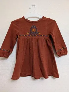 SHIPS 刺繍入り長袖チュニック 90