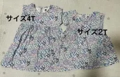 【美品】Tea Collection ワンピース 2枚セット サイズ2T 4Tのサムネイル