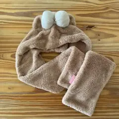 東京ディズニーシー　シェリーメイ　フード付きマフラー