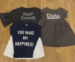 ブリーズ プティマイン 半袖Tシャツ ワンピース まとめ売り 80 90