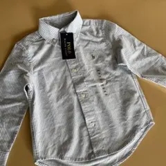 【新品未使用】ラルフローレン　ストライブシャツ　100