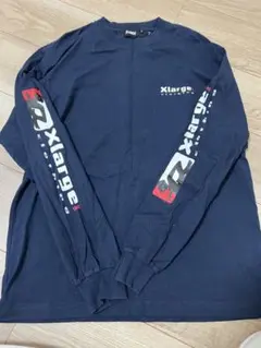 XLARGE ネイビー 長袖Tシャツ M