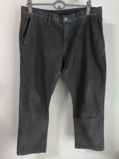JOSEPH ABBOUD ダークグレー クロップドパンツ 36 オンワード樫山