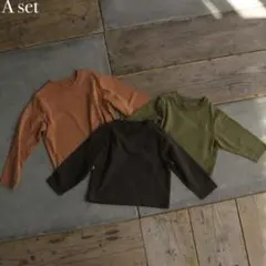 【新品未開封】セモンアパートメント3SET SIMPLE LONG TSHIRT