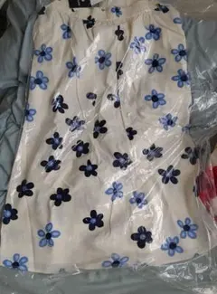 処分値下げ UNIQLO × marimekko リネンブレンドスカート L