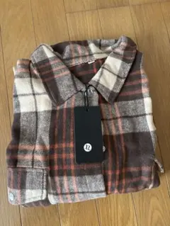 [ByFshow] レディース シャツ 長袖 チェック柄 XLサイズ