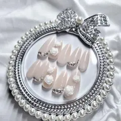 【Petiera】韓国ネイル/キラキラ/量産型/ロング/イベント/ワンホン