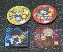 【中古品】コジマ　呪術廻戦　缶バッジ　ホログラムシール