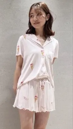 ジェラートピケ アイスクリームモチーフ セットアップ