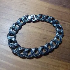 メンズ　シルバーチェーン　ブレスレット　新品未使用