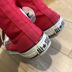 コンバース オールスター レッド ハイカット