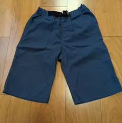 ネイビー ハーフパンツ ゴムウエスト