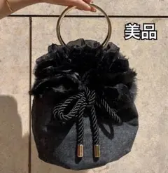 美品♡JENNE 大人オーガンジーバッグ ショルダーバッグ　2WAY