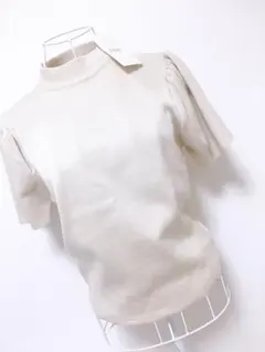 新品未使用タグ付き　fifth フィフス　半袖ニット　アクリル100% Mサイズ