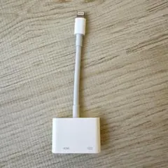 iPhoneアクセサリ　Lightning-Digital AVアダプタ　純正