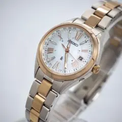 86 稼動【美品】SEIKO 時計　ルキア　lk 電波ソーラー　SSQV104