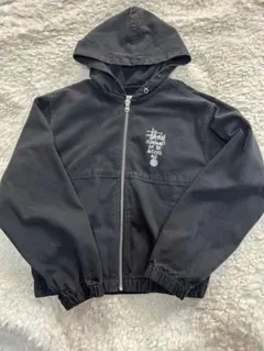 【完売商品】【激レア】Stüssy キャンバス ワーク ジャケット ブラック