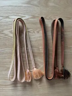 新品　帯締め2本セット　房カバーなし