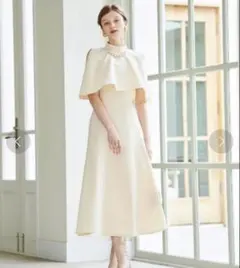 AndCouture ケープレイヤードドレス