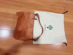 ALBERO レザー ショルダーバッグ ブラウンのサムネイル