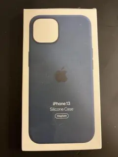 iphone 13用　純正ケース　アップル　シリコン　ネイビー