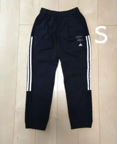 adidas レディース　ジャージ パンツ ブラックのサムネイル