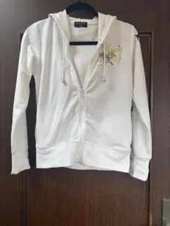 白パーカー パーカー