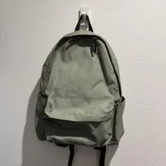 【廃盤】無印良品　肩の負担を軽くするリュック　グリーン