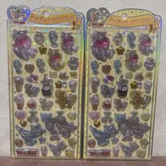 正規品　トムとジェリー　うるちゅるポップシール　黄色　トムジェリ　２枚セット