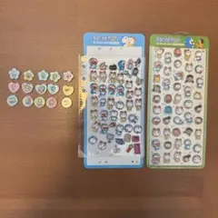 【正規品】 ドラえもん 韓国 クリスタルステッカー おはじきシール 立体シール