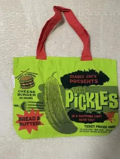Trader Joe's ピクルス エコバッグ　トートバッグ　トレーダージョーズ