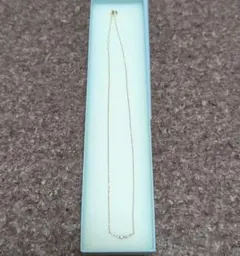 パティエラ k10 ネックレス イニシャルA イエローゴールド 40cm 