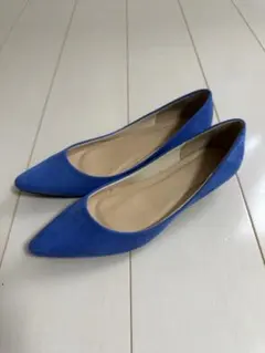 Menue パンプス　ブルー