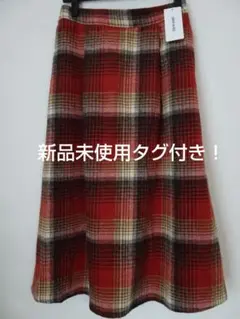 専用！　新品★未使用　シューラルー　秋冬　スカート　チェック　L