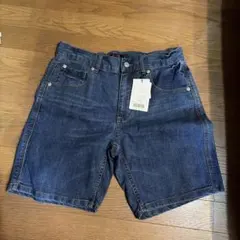 ZIP FIVE デニムショートパンツ インディゴブルー