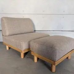 MUJI 無印良品 ゆったり座れる1Pソファ オットマン