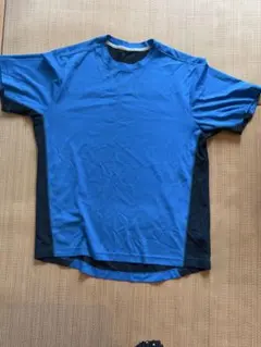スポーツTシャツ ブルー×ブラック メッシュのサムネイル