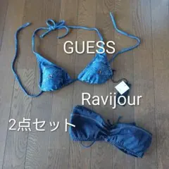 【新品未使用】デニム風ブラトップ 2点セット