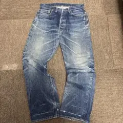 DENIM 旧ドゥニーム XX リジットデニム 赤耳 オフセットループ - メルカリ