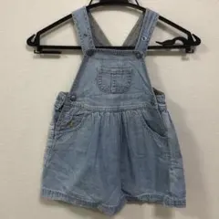 gap kids デニムジャンパースカート ライトブルー