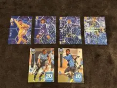 【直筆サイン入り】日本代表サッカートレーディングカードセット 6枚セット