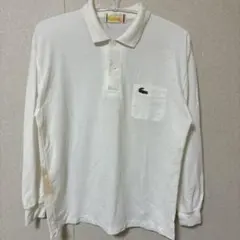 CHEMISE LACOSTE シュミーズラコステ 長袖ポロシャツ ホワイトM - メルカリ