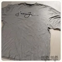Sean John ロゴ刺繍 Tシャツ グレーXXL